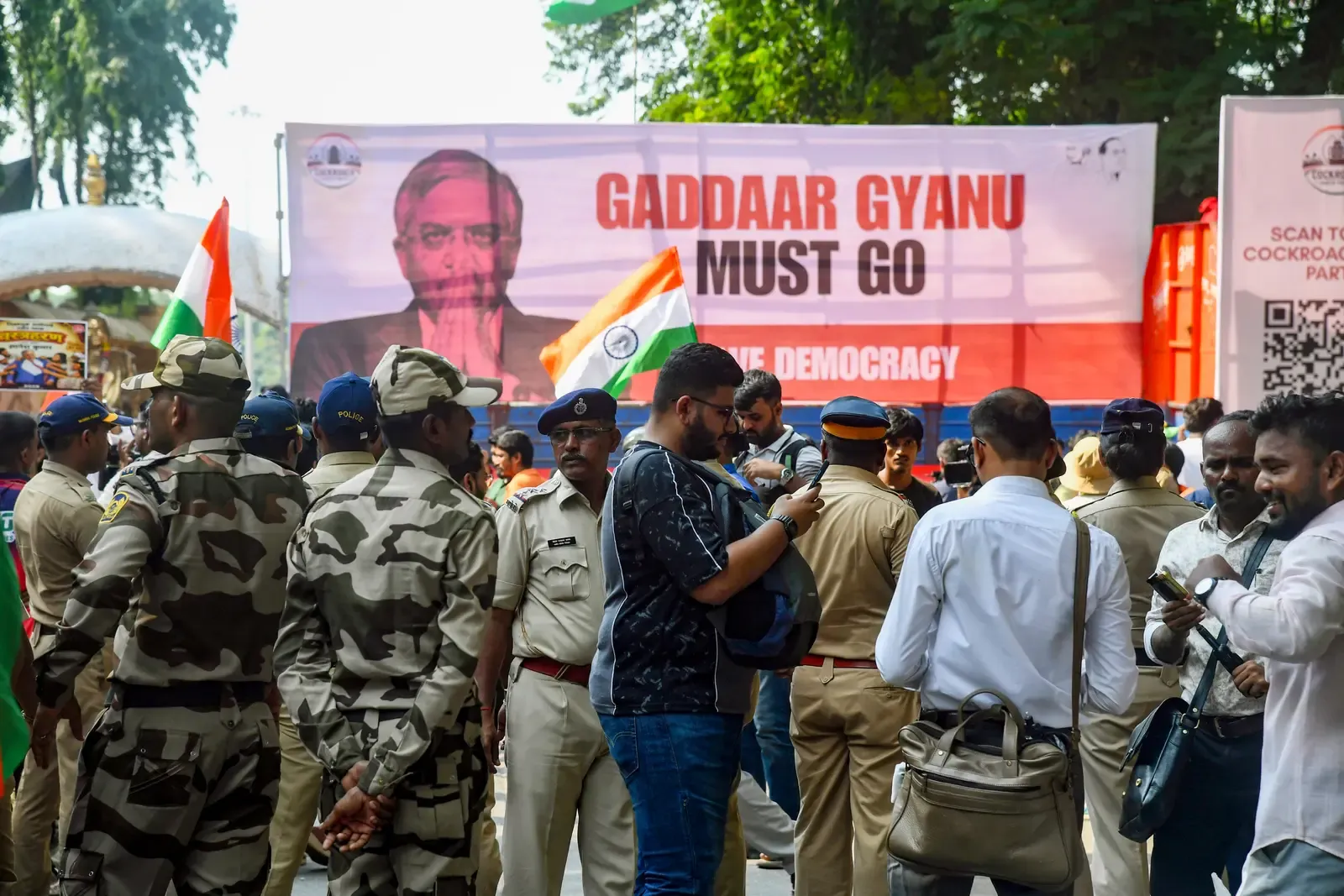 मुंबई: शिवाजी पार्क में सीजेपी प्रदर्शन के दौरान 'जय श्री राम' नारेबाजी, पुलिस ने टाला टकराव