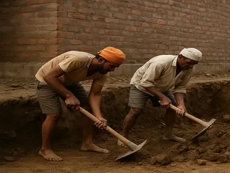 क्या पश्चिम बंगाल के अशोकनगर में घर निर्माण के दौरान मानव कंकाल मिले?