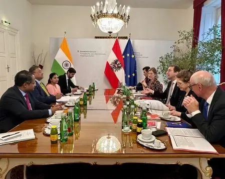 भारत और ऑस्ट्रिया ने द्विपक्षीय संबंधों की समीक्षा की, क्षेत्रीय और वैश्विक विकास पर हुई चर्चा