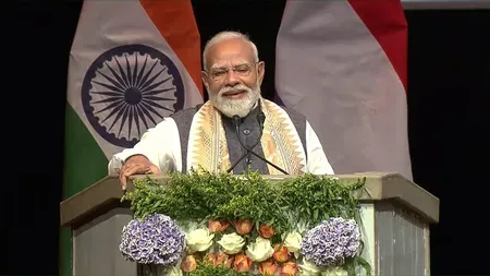 भारत बड़े सपने देख रहा है, युवा एआई और सेमीकंडक्टर के क्षेत्र में नेतृत्व करना चाहते हैं: पीएम मोदी