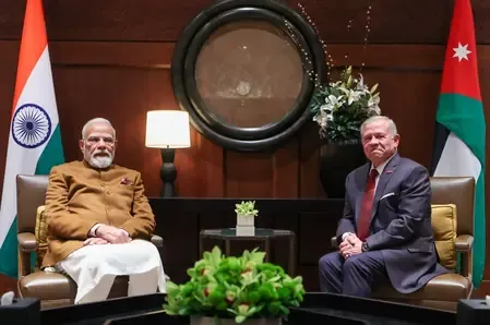 भारत–जॉर्डन द्विपक्षीय व्यापार 5 अरब डॉलर तक बढ़ाने का लक्ष्य: पीएम मोदी