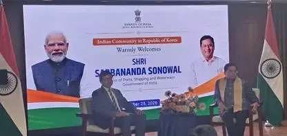 सर्बानंद सोनोवाल की दक्षिण कोरिया यात्रा: 2047 तक भारत को शीर्ष 5 जहाज निर्माता देशों में लाने का लक्ष्य