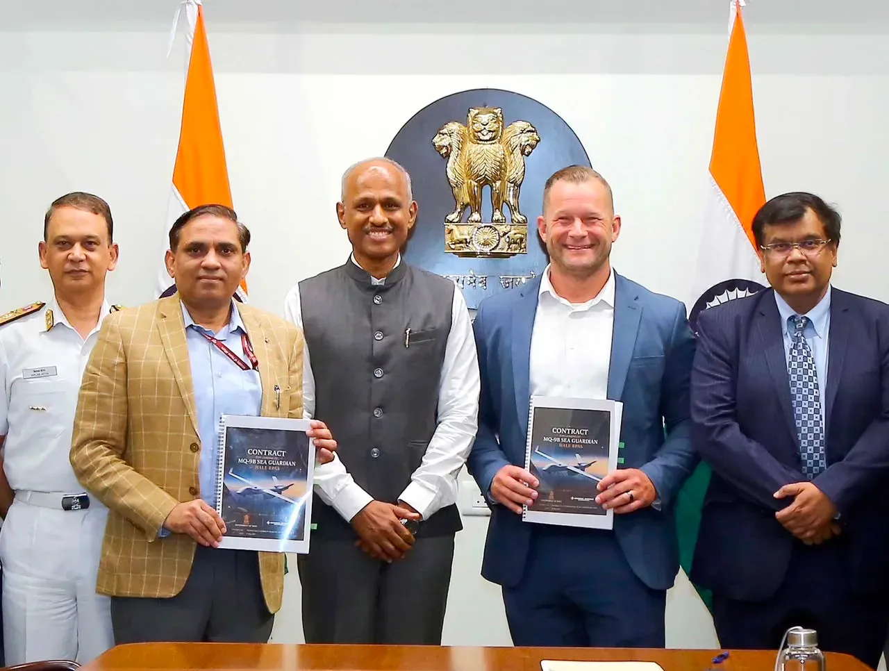 नौसेना के लिए दो MQ-9B सी गार्डियन ड्रोन: रक्षा मंत्रालय ने ₹1,943 करोड़ का लीज अनुबंध किया