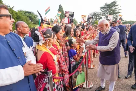 ब्रिटेन में प्रवासी भारतीय पीएम मोदी की यात्रा से उत्साहित, ऐतिहासिक 'एफटीए' की सराहना की