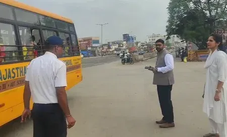 राजस्थान में 100 लग्जरी स्लीपर बसें जब्त, RALSА अभियान से ऑपरेटरों में हड़कंप — वर्कशॉप में लगी कतारें