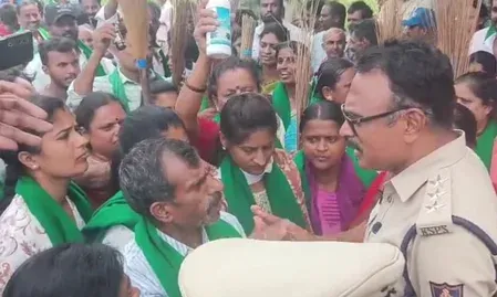 बिदादी टाउनशिप विरोध: भूमि सर्वेक्षण के दौरान हिंसा, 20 से अधिक किसानों पर एफआईआर दर्ज