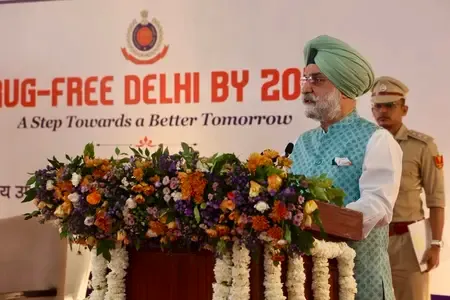 दिल्ली के पहले एंटी-नारकोटिक्स पुलिस स्टेशन को LG टीएस संधू की मंजूरी, 2027 तक 'नशामुक्त दिल्ली' का लक्ष्य
