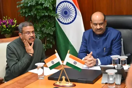 क्या लोकसभा अध्यक्ष ओम बिड़ला ने कोटा-बूंदी में शिक्षा के लिए केंद्रीय मंत्री से मुलाकात की?