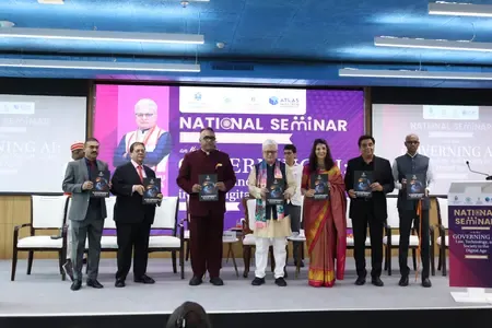 महाराष्ट्र के राज्यपाल ने राष्ट्रीय संगोष्ठी में जेजीयू की एआई गवर्नेंस रिपोर्ट जारी की