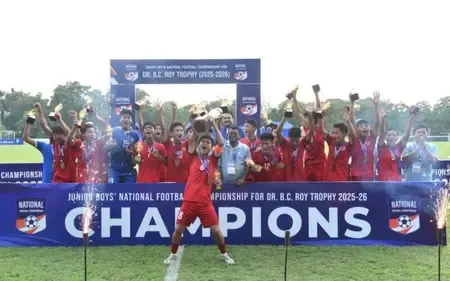 मणिपुर ने पश्चिम बंगाल को हराकर तीसरी बार डॉ. बी.सी. रॉय ट्रॉफी जीती