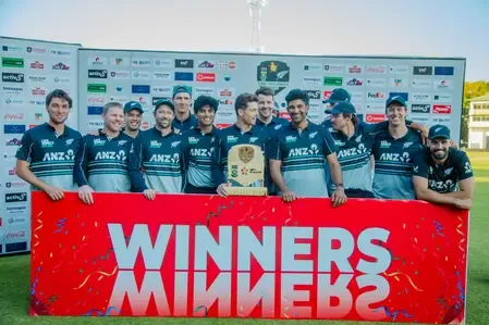 दक्षिण अफ्रीका को 3 रन से हराकर न्यूजीलैंड ने जीती त्रिकोणीय टी20 सीरीज