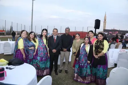 क्या विदेश राज्य मंत्री कीर्ति वर्धन सिंह ने मिस्र में प्रवासी भारतीयों से संवाद किया?