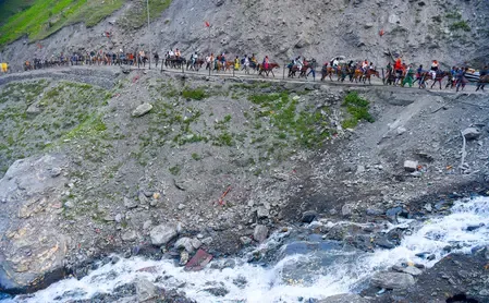 अमरनाथ यात्रा: अब तक 21,000 से ज्यादा श्रद्धालुओं ने किए बाबा बर्फानी के दर्शन