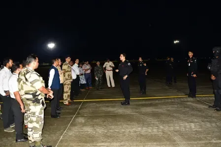 कोलकाता एयरपोर्ट पर एनएसजी ने किया काउंटर-हाइजैक और आतंकरोधी अभ्यास