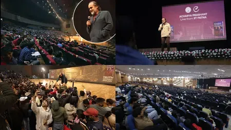 दार्शनिक आचार्य प्रशांत का पटना दौरा: दो सत्र, हजारों श्रोता
