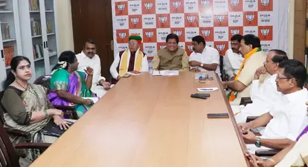 तमिलनाडु चुनाव में सीट बंटवारे पर पीयूष गोयल की चेन्नई में महत्वपूर्ण बैठक