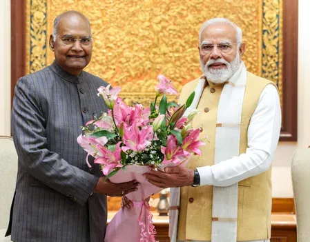 मोदी ने नेहरू का रिकॉर्ड तोड़ा: पूर्व राष्ट्रपति कोविंद बोले — 'भारत पर भरोसे का युग शुरू'