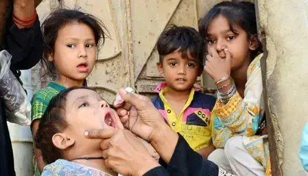 पाकिस्तान के सात जिलों के सीवेज नमूनों में पोलियो वायरस 