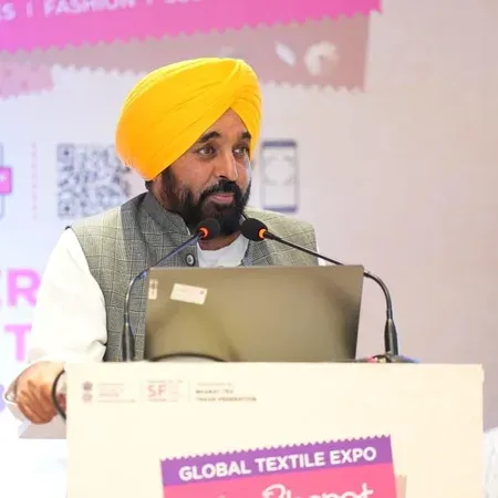 भारत-टेक्स 2026 में CM भगवंत मान का ऐलान: पंजाब ने 4 साल में ₹2 लाख करोड़ निवेश, 5 लाख रोजगार हासिल किए