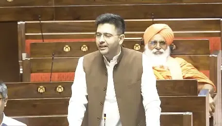 राघव चड्ढा ने हरिवंश को उनके तीसरे कार्यकाल की शुरुआत पर दी बधाई