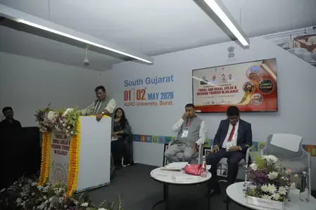 गुजरात: उकाई क्षेत्र में पर्यटन विकास के लिए ₹125 करोड़ आवंटित, पर्यटन मंत्री जयराम गामित बोले — ग्रामीण रोजगार में होगा बड़ा बदलाव
