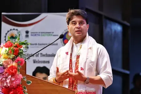असम राज्य 'विकसित पूर्वोत्तर' के इनोवेशन और कनेक्टिविटी हब के रूप में उभर रहा : ज्योतिरादित्य सिंधिया