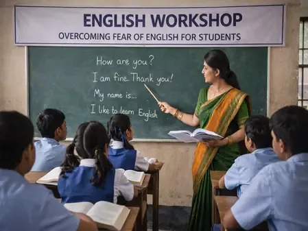 पश्चिम बंगाल : अंग्रेजी से डर को दूर करने के लिए बंगाली मीडियम छात्रों की वर्कशॉप