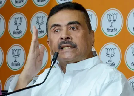 भाजपा नेता को टीएमसी में शामिल कराने की कोशिश का आरोप, सुवेंदु अधिकारी ने पुलिस पर उठाए सवाल