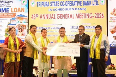 त्रिपुरा स्टेट कोऑपरेटिव बैंक ने वित्त वर्ष 2025-26 में दर्ज किया 78 करोड़ रुपए का मुनाफा, लगातार सातवें वर्ष लाभ में रहा