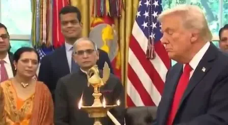 राष्ट्रपति ट्रंप ने व्हाइट हाउस में मनाई दीपावली, पीएम मोदी को फोन पर दी बधाई; प्रधानमंत्री ने किया धन्यवाद