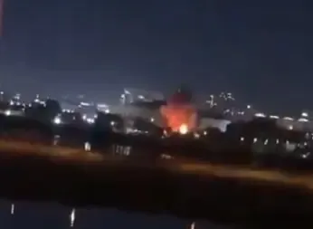 बगदाद में अमेरिकी दूतावास पर हुआ बड़ा हमला, आग से धू धू कर जल उठा परिसर