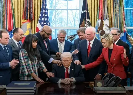 Hindu prayer offered at White House National Day of Prayer event