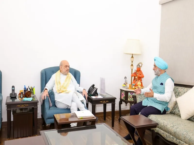 Amit Shah and Delhi L-G T.S. Sandhu Review Development and Security Initiatives