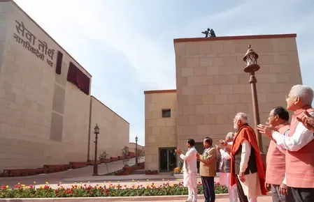 Why did HM Shah commend PM Modi for the inauguration of ‘Seva Teerth’?