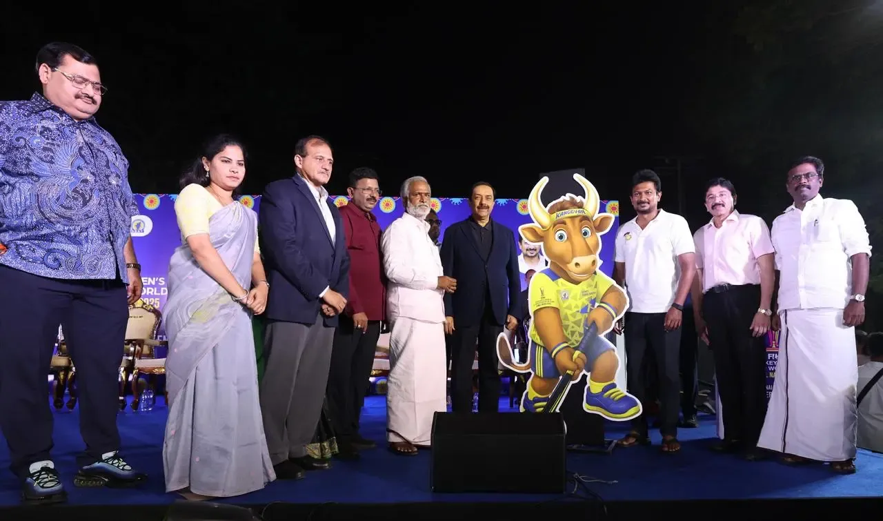 What is the significance of the Tamil Nadu trophy tour and mascot 'Kangeyan' for the Men’s Junior World Cup?