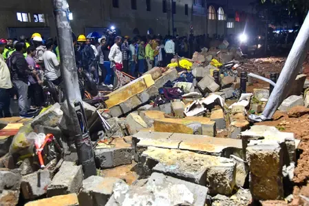Bengaluru Bowring Hospital wall collapse: Lokayukta orders suo motu probe, 7 dead
