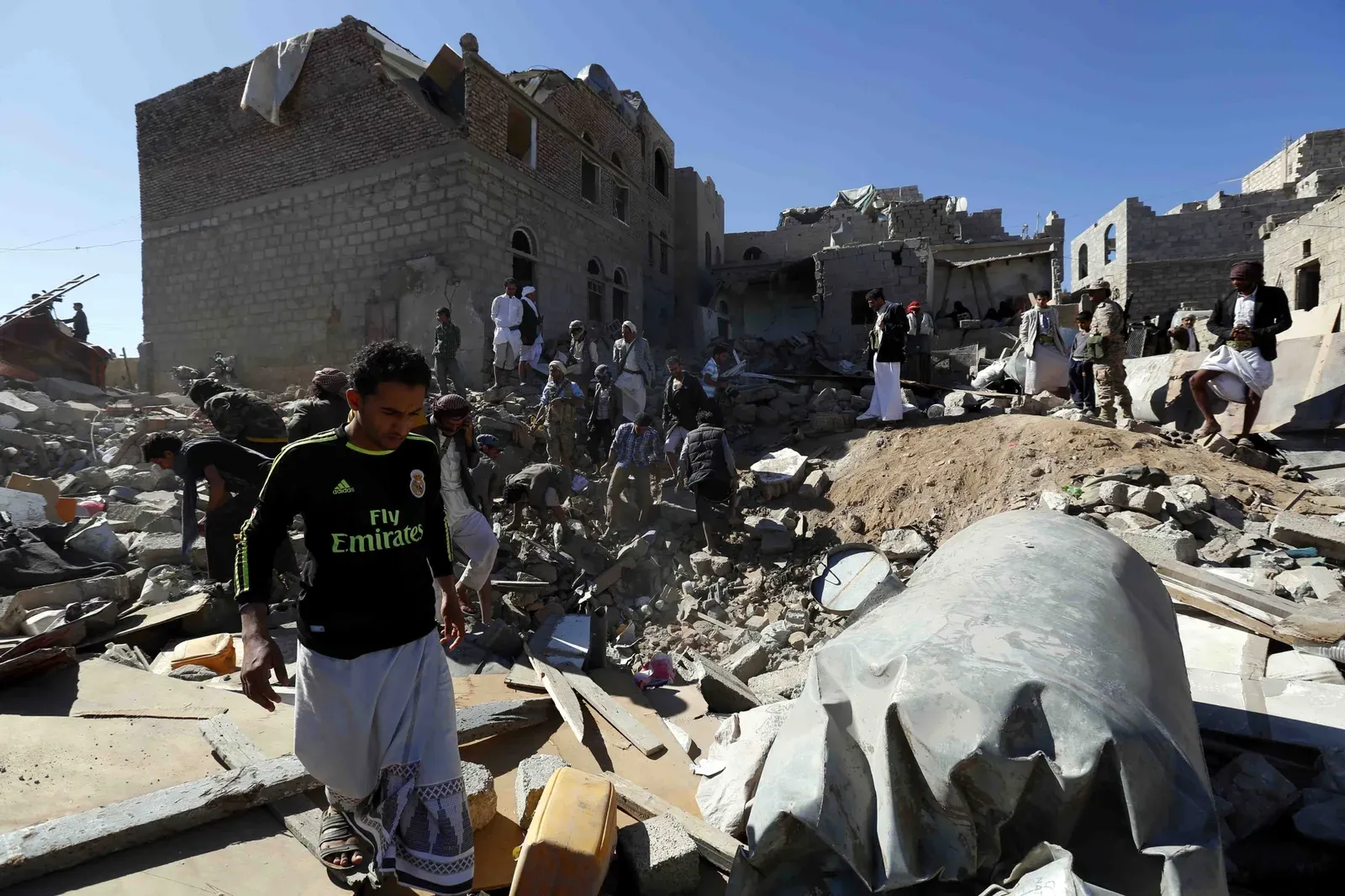 Houthi missiles and drones strike military sites in Yemen's Marib province