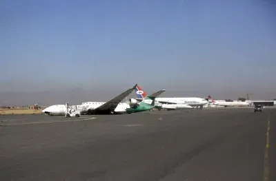 Saudi airstrikes hit Sanaa airport runways as Iranian plane approached
