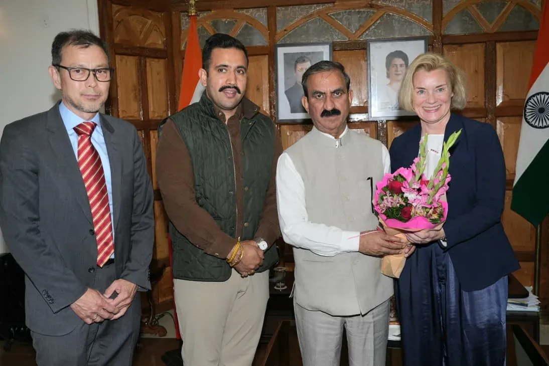 HP CM Office holds talks with Norway envoy in Shimla