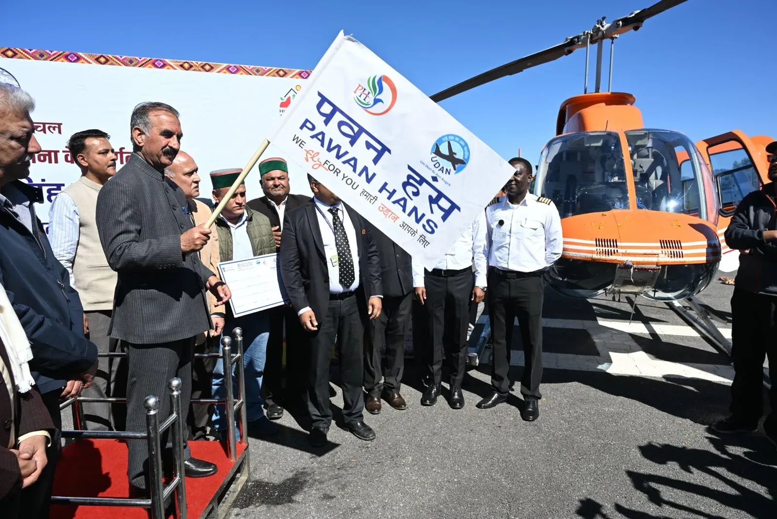 HP CM Office launches Shimla–Rampur helicopter service
