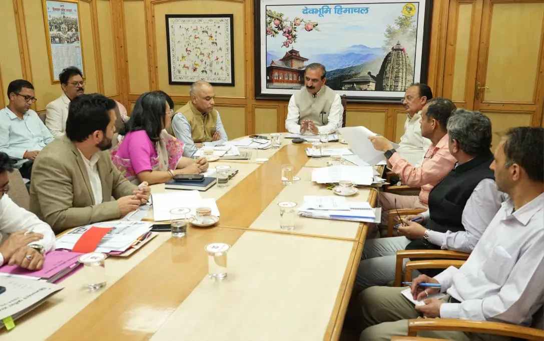 HP CM Sukhu Chairs Labour Dept Review in Shimla