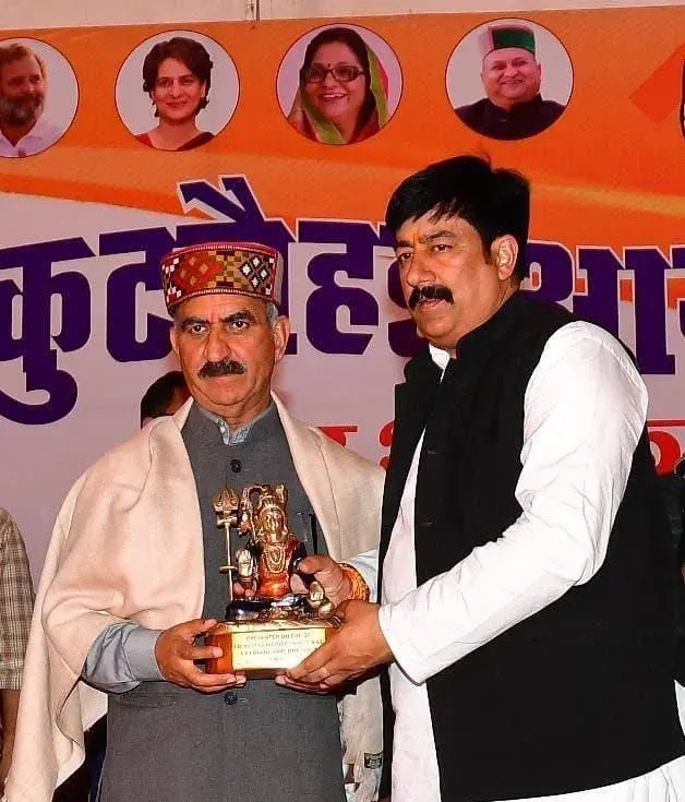 HP CM Sukhu Wishes Kutlehar MLA Vivek Sharma on Birthday