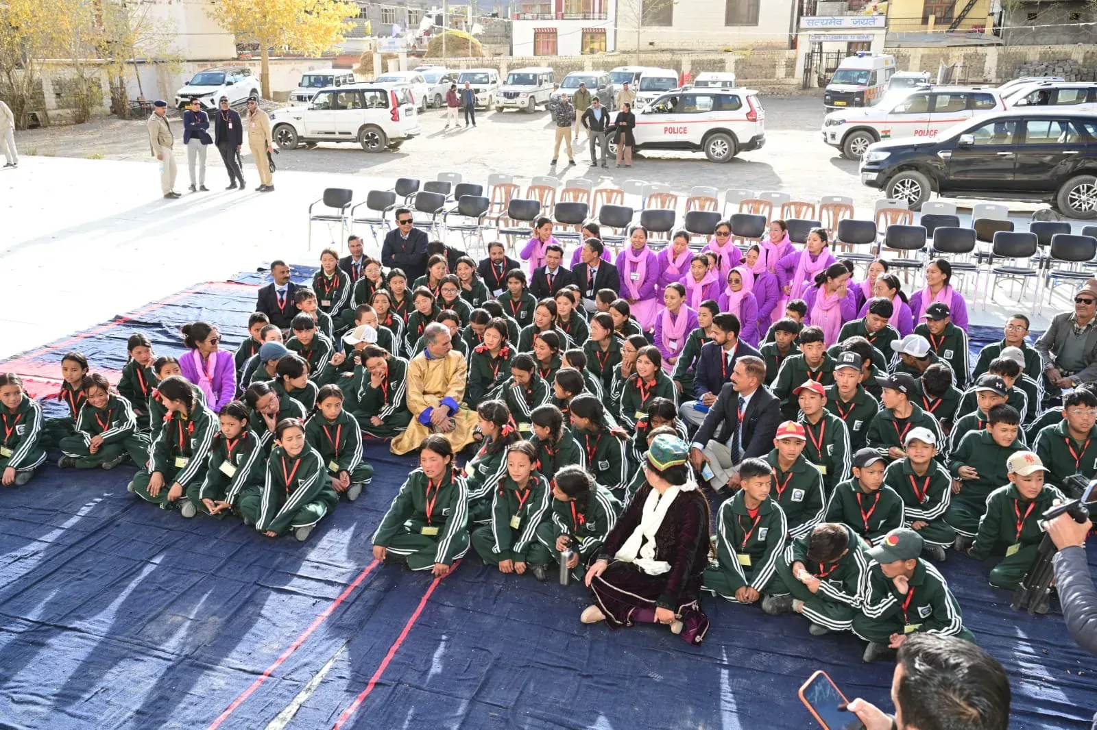 HP CM's Office Engages Students at Kaza's Govt School