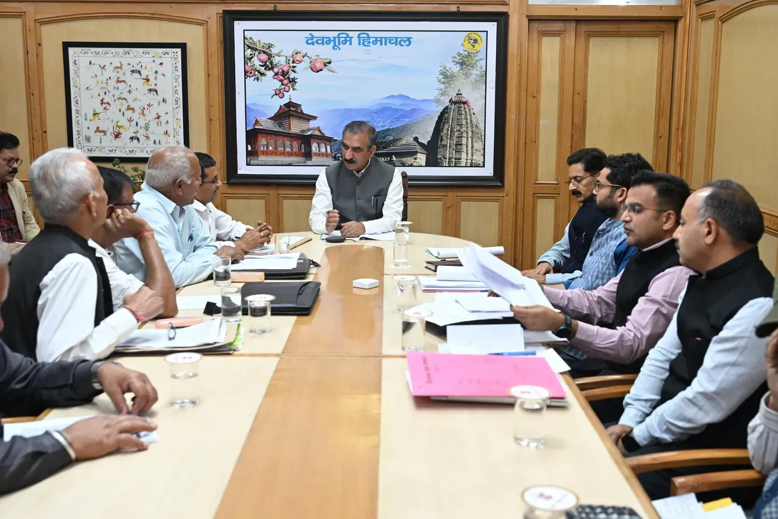 HP CM's Office meets HRTC Pensioners' delegation in Shimla
