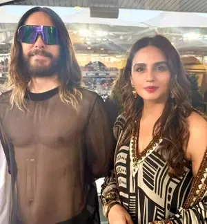 Huma Qureshi poses with Jared Leto: I am a huge admirer of his work