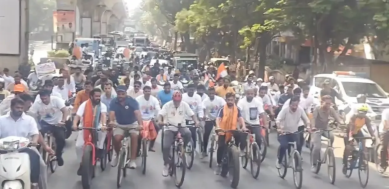 नशा मुक्त भारत साइकिल राइड: भाजपा सांसद के. लक्ष्मण ने हैदराबाद में ड्रग्स विरोधी अभियान में लिया हिस्सा