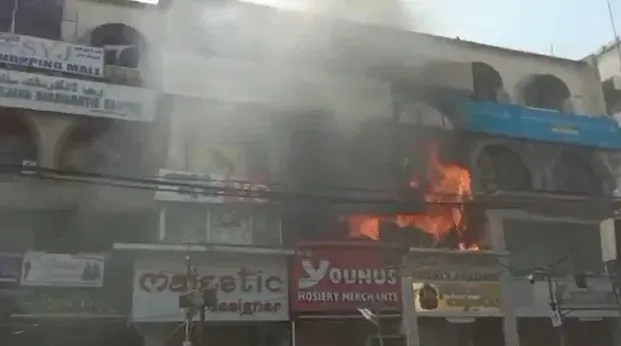 Hyderabad fire near Charminar guts 3 shops; no casualties reported