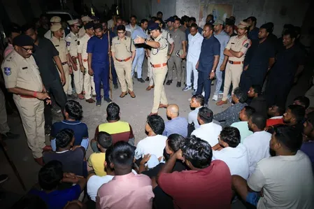 Operation Thunderbolt: Hyderabad Police raid Mangar Basti, detain 65
