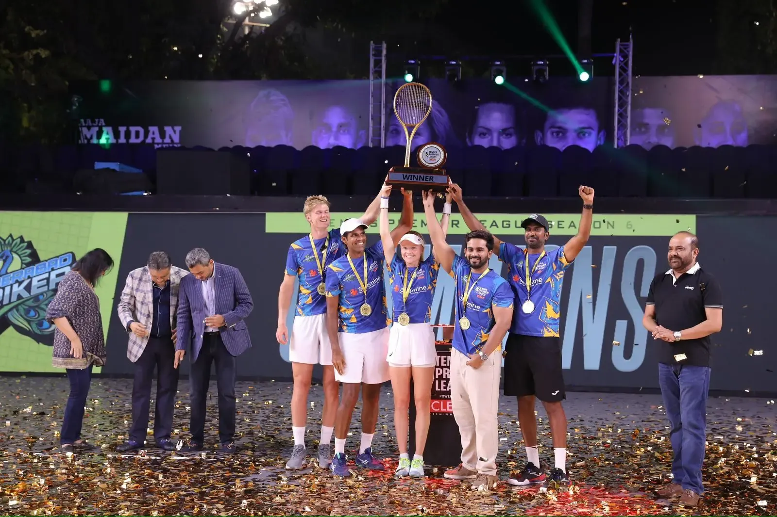 Hyderabad Strikers Triumph Over Yash Mumbai Eagles to Secure Their Third Tennis Premier League Championship