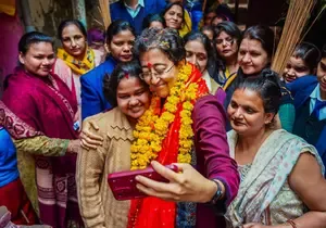 Delhi Chief Minister Atishi Confident in AAP's Victory Amidst Intense Election Battle